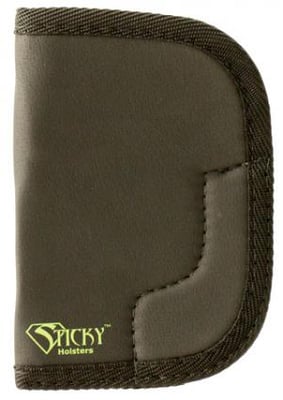 Sticky Holsters MD-6 Ruger SP 101 Latex Free Synthetic Rubber Black w/Green Logo 