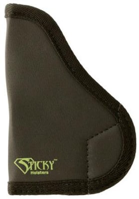 Sticky Holsters SM-1 NAA Black Widow Small Latex Free Synthetic Rubber Black w/Green Logo SM1NAA