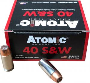 Atomic Ammunition Atomic Ammo .40sw 155gr. Bonded Jhp 20-pack 858767004850