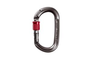 Ocun Osprey Screw Carabiner, Anthracite/Red, 2450-Antr/Red