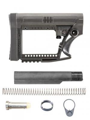 Luth-AR MBA-4 Stock Assy. with Mil-Spec .223 Kit, Black, MBA-4K-M MBA4KM