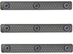 Slate Black Industries M-LOK 3-Slot Rail Cover Polymer 3PK - 719171