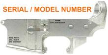 80% AR15 RAW Lower - Optional Engravings ^ 80RAW-SERIAL-ENG