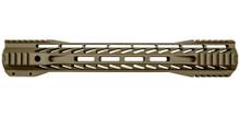 Always Armed M-LOK Quad Rail Free Float Handguard - 15" - Slant Cut - FDE