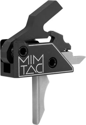 Mimtac Drastic AR-9 9mm PCC Drop-in Touch Trigger, Silver/Black, Small, DR-9-SVR1 DR9SVR1