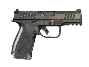 Rost Martin RM1CBLKOSP10CA RM1C  9mm 10rd 4" Black Tenifer Optic Ready/Serrated Black Frame RGT Grip