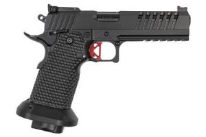 MASTERPIECE ARMS DS9 Hybrid 9mm Competition Ready Pistol with Red Trigger DS9HYB-BLK-R