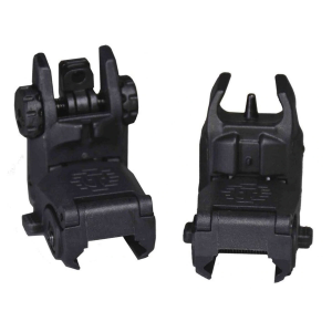 Tippmann Arms Front And Rear Flip Up Sights, Black - A201005