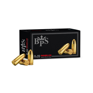 BPS 9mm Ammo 124 Grain FMJ 50 rd/box - BPS9MM124FMJ BPS9MM124FMJ