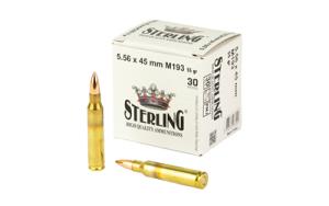 Sterling M193 5.56 NATO 55gr Full Metal Jacket - 30rd 