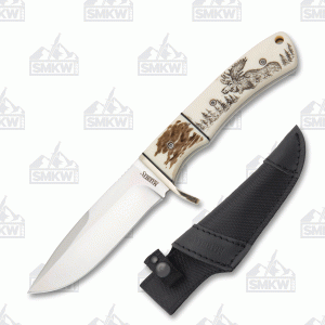Marbles Large Moose Scrimshaw Hunter MR440