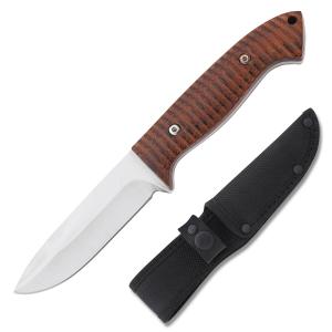 Rough Ryder Timberlands Hunter 440A Stainless Steel Blade Carved Wood Handle RR1985