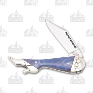 Rough Ryder Purple Swirl Small Leg Knife RR2152