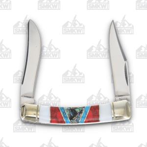 Rough Ryder Stoneworx Large Moose Folding Knife RR2416 (KC016-3.5")