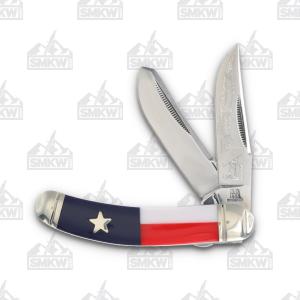 Rough Ryder Sowbelly Trapper Folding Knife Texas Star RR2501/KB302-2