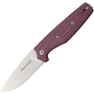 Viper Knives 5928CBR Dan1 Folding Pocket Knife with Burgundy Canvas Micarta Handle