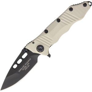 Guardian Tactical 67111 Helix Nano Desert Tan Black Framelock Folding Pocket Knife