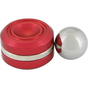 TEC Accessories 3055 Orbiter LT Fidget Device Chrome Steel Ball with Red Finish