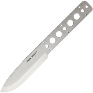 Real Steel 3728 Bushcraft Scandi Grind Blade Knife with stainless Handle