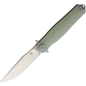 CH Knives 3505CR Linerlock Jade G10