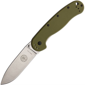 ESEE Knives 1302OD Avispa Green D2 Framelock Folding Pocket Knife