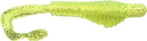 B-Fish-N AuthentX Moxie Curltail Swimbait, 3in, 8 pk, Chart Glitter/White Core, 3MR-104