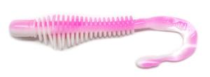B-Fish-N AuthentX Moxie Curltail Swimbait, 3in, 8 pk Pink/White, 3MR-144