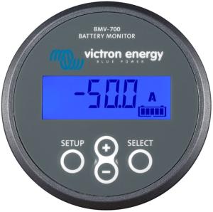 Victron Energy BMV-700 Battery Monitor, w/ VictronConnect, Black, BAM010700000R