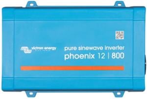Victron Energy Phoenix Inverter VE.Direct, 12 volts, 800W, 120 VAC, 50/60Hz, Blue, PIN121800500