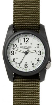 Bertucci Watches Dx3 Stone Dial/olive Band 11049