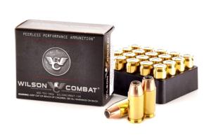 Wilson Combat Hornady XTP .45 ACP 200 Grain Brass Cased Pistol Ammunition, 20 Round, A45-200-XTP-C-20RD