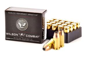 Wilson Combat Hornady XTP .45 ACP +P 200 Grain Brass Cased Pistol Ammunition, 20 Rounds, A45-200-XTP-20RD