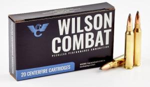 Wilson Combat Sierra .223 Remington 65 Grain Gameking Spitzer Boat Tail Brass Cased Pistol Ammunition, 20 Round, A223-65-SBT-20RD A22365SBT20RD