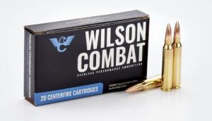 Wilson Combat Sierra .223 Remington 77 Grain Matchking Hollow Point Boat Tail Brass Cased Pistol Ammunition, 20 Round, A223-77-HPBT-20RD