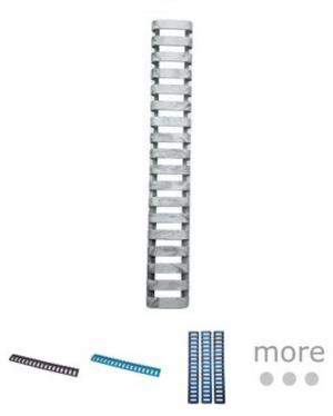 Ergo 18-Slot Ladder Low-Pro Rail Covers, Pack of 3, Red, 4373-3PK-RD-B 874748008105