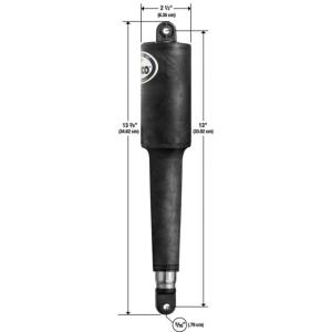 Lenco Marine 102 Series Standard Actuator - 24V - 4-1/4 Stroke, 15066-001