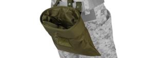 Lancer Tactical Nylon Large Foldable Dump Pouch, Olive Drab, CA-341GN