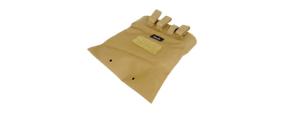 Lancer Tactical Nylon Large Foldable Dump Pouch, Tan, CA-341TN