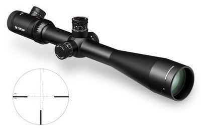 Vortex Optics Viper PST Riflescope 6-24x50mm FFP EBR-1 Reticle MOA Black PST-624F1-A