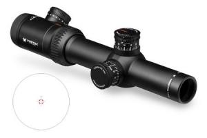 VORTEX OPTICS Viper PST 1-4X24 Riflescope with TMCQ MRAD