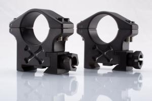 Talley 1in Tactical Riflescope Rings Black Armor High BAT10H 876430003856