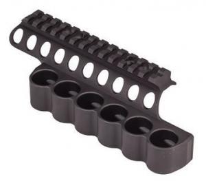Mesa Tactical SureShell Aluminum Carrier and Rail for Moss 930, 12-GA, Black, 6-Shell, 5in, 94570 94570