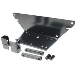 Bulldog Winch Polaris Ranger Winch Mount for Ranger Crew, Black, 15194