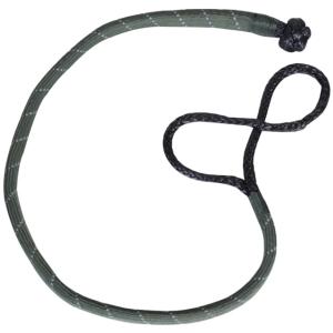 Bulldog Winch 10 mm AR Rope Shackle, 30K BS, 20in Dia Loop, Reflective, 20422