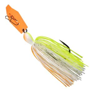 Z-man Big Blade Chatterbait Jig Head, 5/8oz, Chartruese/White/Orange, CBB58-05 879044005025