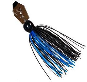 Z-Man Chatterbait MiniMax Compact Bladed Jig - 1/4 oz. - Black Blue CBMM14-02