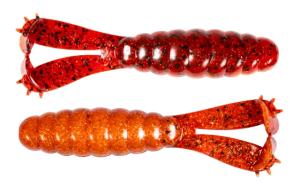 Z-man Goat Soft Bait, 4 Pack, 3.75in, Fire Craw, GT375-370PK4