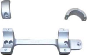 DNZ Products Game Reaper Scope Mount - Remington Model 7, Extra Low Ring, 1 in Tube, Silver, 58700S
