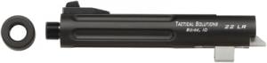 Tactical Solutions Buck Mark 5.5in Threaded Barrel Fluted Gun Metal Gray 879971005099