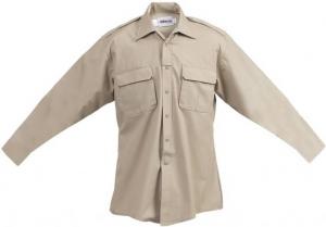 Elbeco ADU Ripstop Women's L/S Shirt | Khaki | Medium | Cotton/Polyester | LAPoliceGear.com ADU-LC-LS_017